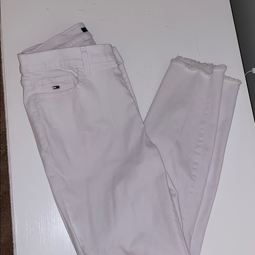 White Tommy Hilfiger jeggings